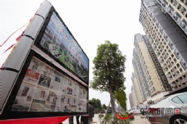 橋頭第一批黨報欄建成：展示文明形象 提升文化品位